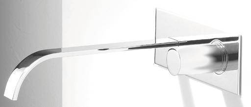 Lacava Arch Lavatory Faucet w/Lever & Backplate