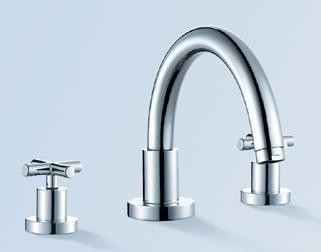 Lacava Cingo Tub Filler w/Two Cross Handles - 1592