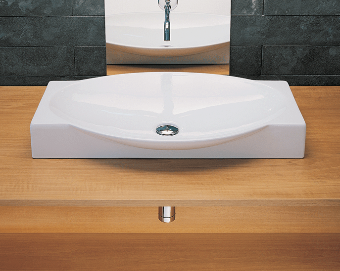 Lacava Block Ovale 27 1/2" Vessel Washbasin