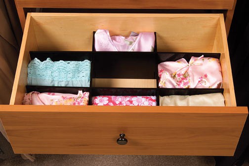 Custom Velvet Drawer Dividers
