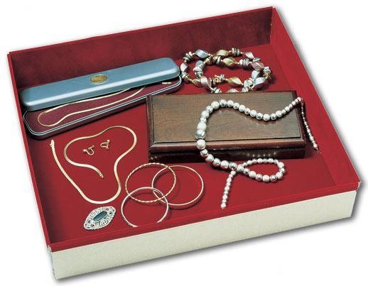 Custom Four-Sided Jewelry Drawer Liner 
