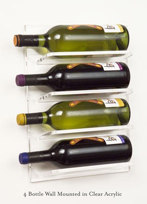 October Company Wall Mount Wine Shelf