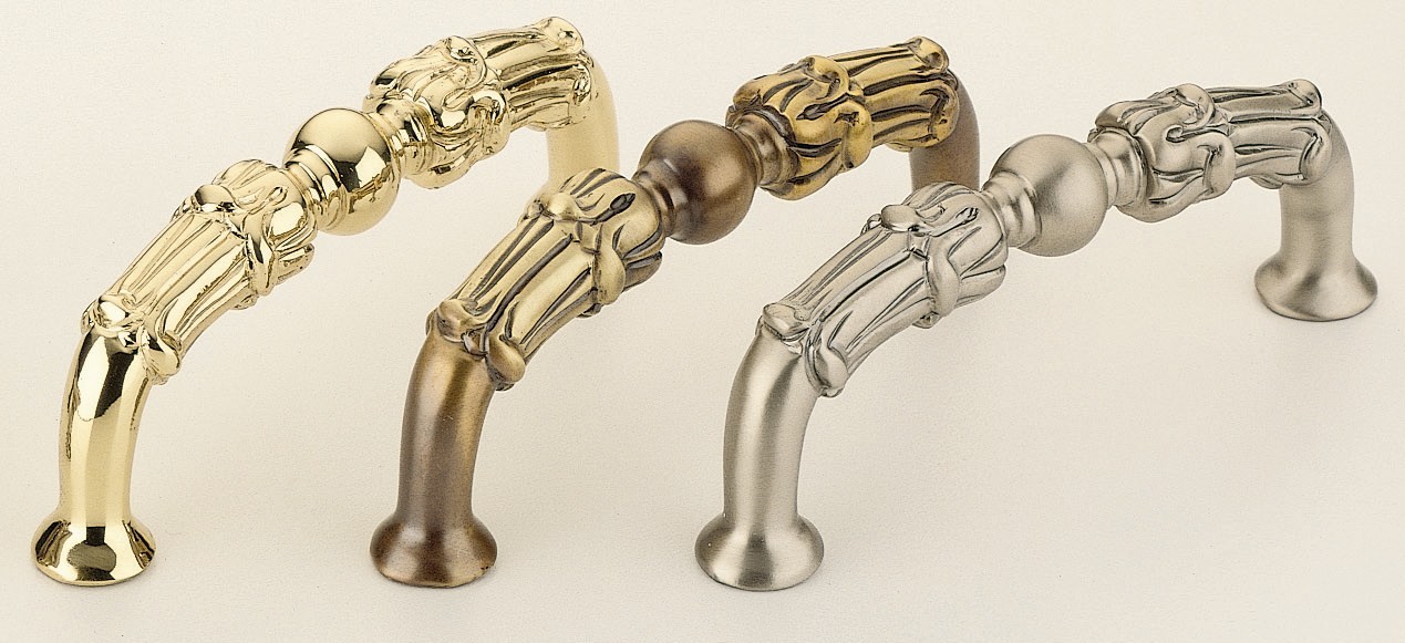 Omnia 7432/76 Ornate 3" Pull