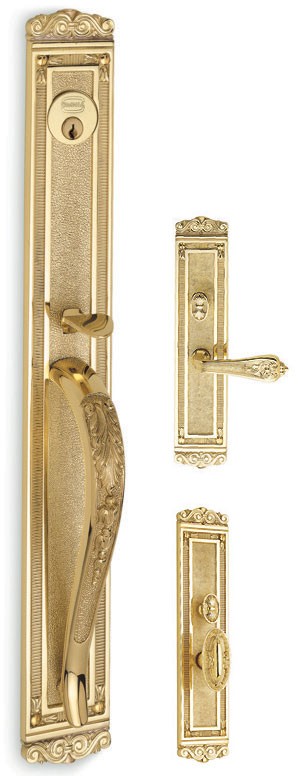 Omnia Westhampton Single Cylinder Entry Handle Set