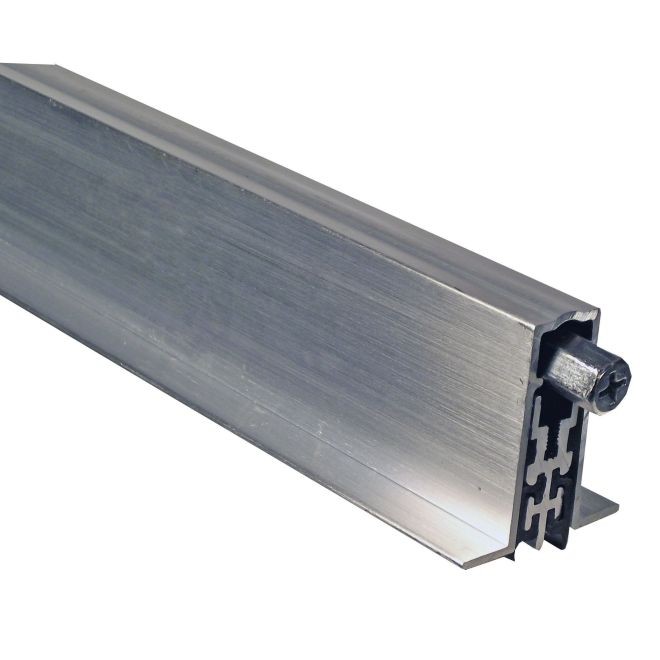 Pemko PDB411AE 54" Acoustic Automatic Door Bottom with EPDM with Mill Aluminum