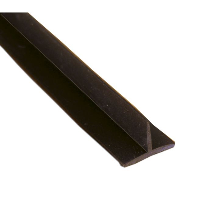 Pemko S771D8 8' PemkoPrene Adhesive Backed Fire and Smoke Gasketing Dark Brown