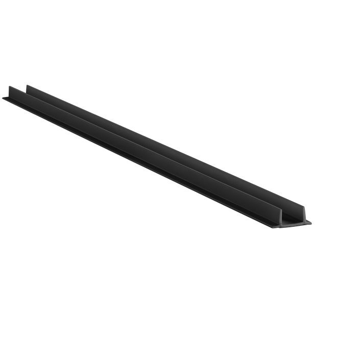 Pemko S772BL8 8' PemkoPrene Adhesive Backed Fire and Smoke Gasketing Black