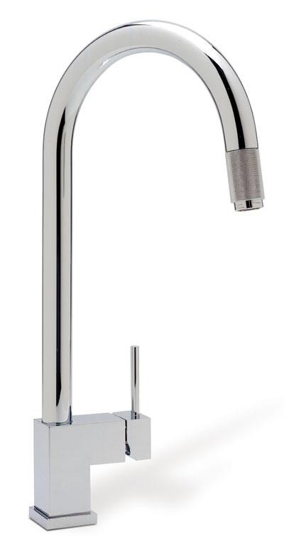 Blanco Cubiq Kitchen Faucet W/Metal Pull-Down Spray - 157-099