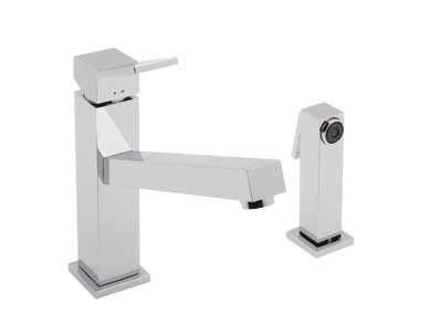 Blanco Quadris Kitchen Faucet W/Side Spray - 157-170