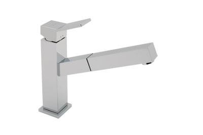 Blanco Quadris-S Kitchen Faucet W/Pullout Spray - 157-174