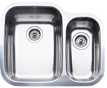 Blanco Supreme 25" 1-1-2 Bowl Specialty Sinks (Double Single) - 440163
