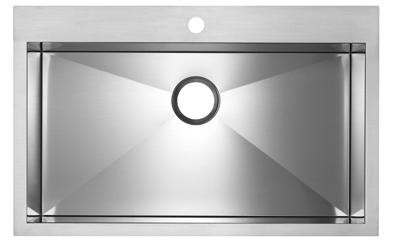 Blanco Precision Microedge 32" Super Single Bowl w/ Ledge (1 Hole) - 516194