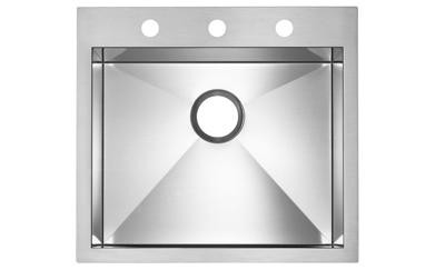 Blanco Precision Microedge 20" Single Bowl w/ Ledge (3 Hole) - 516196