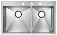 Blanco Precision Microedge 33" 1-3/4 Bowl w/ Ledge (3 Hole) - 516198