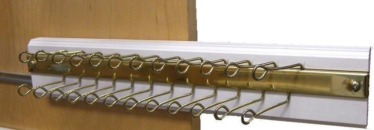 12" Slide Out Tie Rack