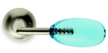 Colombo Design Aria Passage Lever w/Murano Glass