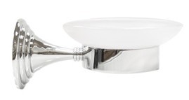 Deltana 98C Series 98C2012 Soap Dish w/Oval Glass