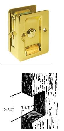 Deltana Heavy Duty Pocket Lock Privacy - SDLA325