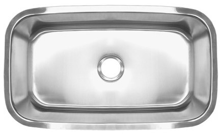 Deltana 31" Solid Stainless Steel Undermount Sink