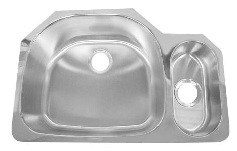 Deltana Solid Stainless Steel Undermount Sink