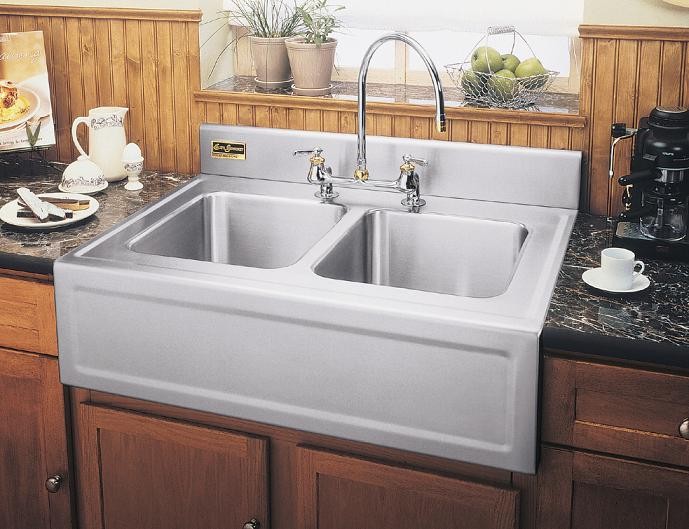 Elkay Elite Gourmet Sink 36" Double Bowl - 3626EGDF