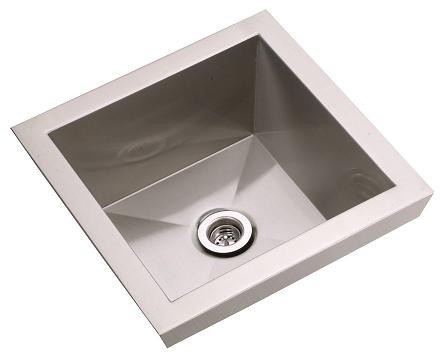 Elkay Asana Stainless Steel 16" Square Vessel - EFL1515