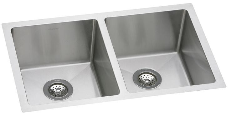 Elkay Avado 28" Double Bowl Undermount Sink - EFRU3118