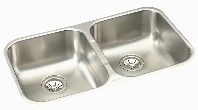 Elkay Gourmet Elumina Double Bowl Undermount Sink - EGUH3118