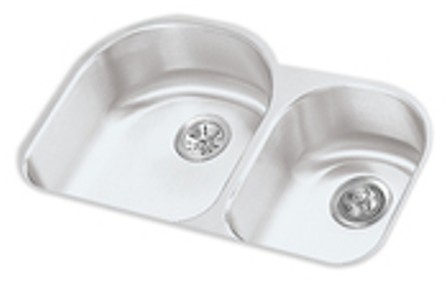 Elkay Harmony Lustertone Double Bowl Undermount Sink - ELUH311910R