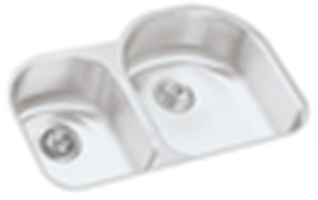 Elkay Harmony Lustertone Double Bowl Undermount Sink - ELUH3119L