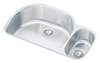 Elkay Harmony Lustertone Double Bowl Undermount Sink - ELUH3221R
