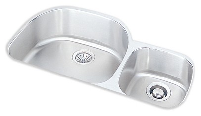 Elkay Harmony Lustertone Double Bowl Undermount Sink - ELUH362110R