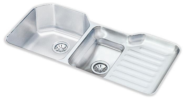 Elkay Harmony Lustertone Double Bowl Undermount Sink - ELUH4221L