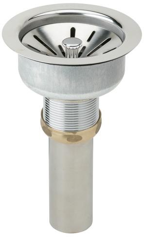 Elkay Stainless Steel Kitchen Sink Strainer w/Flex Stem - LK35