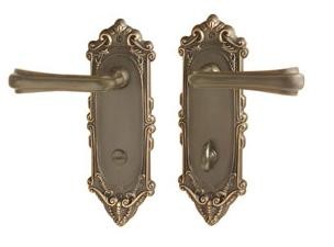 Emtek Victorian Thumbturn Privacy w/Sideplates Lockset - 8225