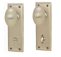 Emtek Quincy Thumbturn Privacy w/Sideplates Lockset - 8226
