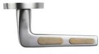Emtek Bronze Slotted Inlays Lever Passage Set - S100-AT-BRS