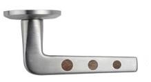 Emtek Mahogany Round Inlays Lever Passage Set - S100-AT-MAR