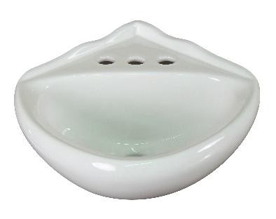 Fine Fixtures Small Corner Wall Hung Sink - WH1111