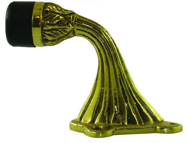 Field Enterprise Gooseneck Reeded Door Stop - AS-25