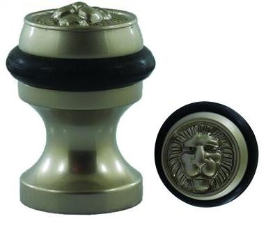 Field Enterprise Knob Lion Door Stop 1-1/4" - DS-56