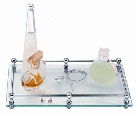 Gatco Rectangle Vanity Glass Tray - 1311