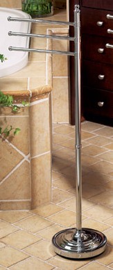 Gatco 3-Arm Floor Towel Stand - 1354