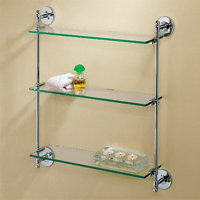 Gatco Premier 3-Tier Glass Shelf