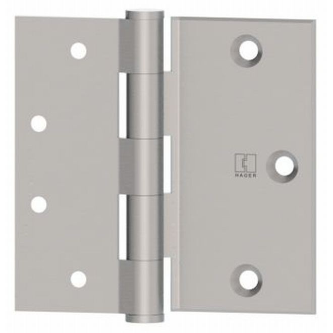 Hager 1173412P 4-1/2" x 4-1/2" Steel Half Surface Hinge, # 005337 - Prime Coat