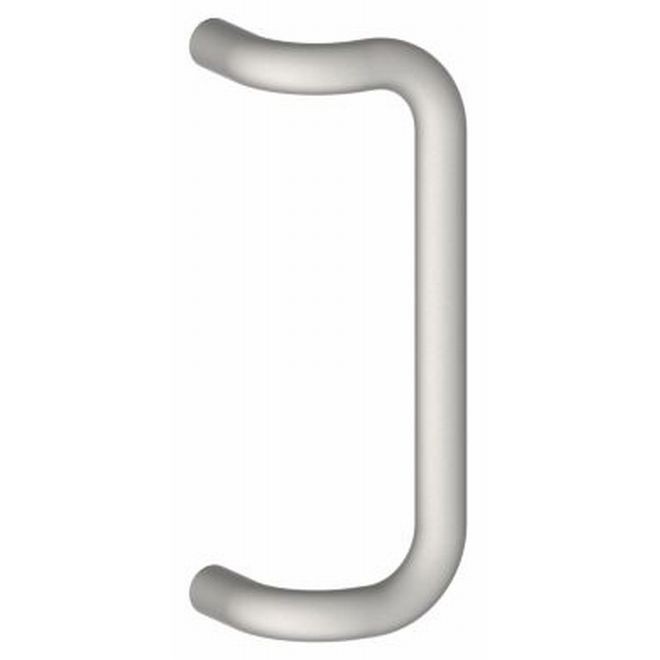 Hager 11E26 6" Length, 3/4" Round, 90 Degree Offset Pull, # 040696 - Bright Chrome