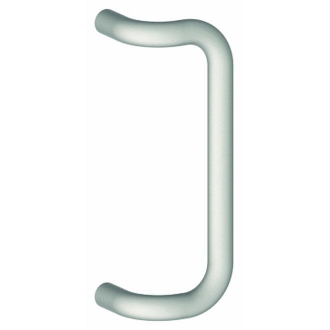 Hager 11L3 12" Length, 3/4" Round, 90 Degree Offset Pull, # 096446 - Bright Brass