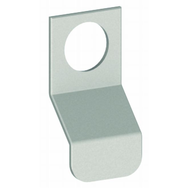 Hager 121L26 Beveled Cylinder Pull Plate, # 020459 - Bright Chrome