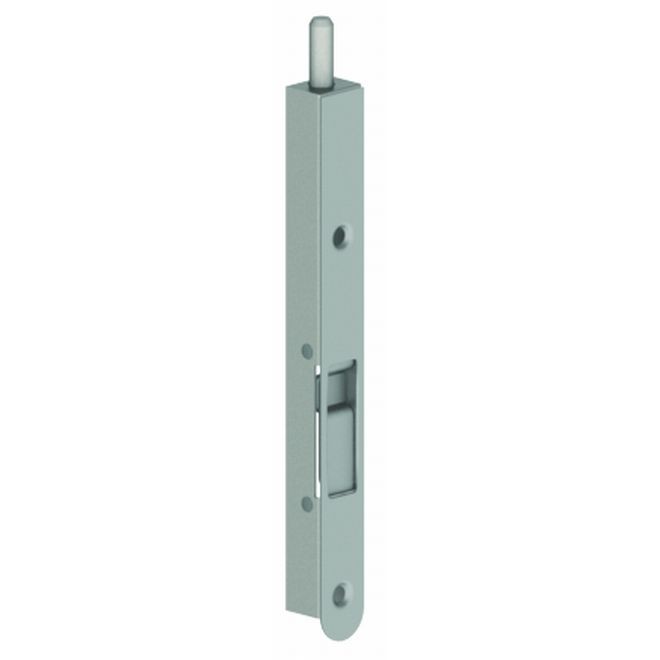 Hager 14164 Single Route Flush Bolt, # 076239 - Satin Brass