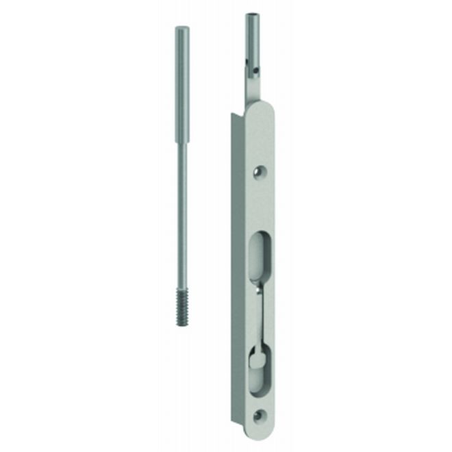 Hager 141815A Flush Bolt with Extension Rod, # 068249 - Antique Nickel